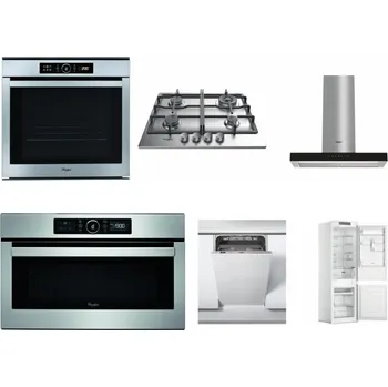 Set domácích spotřebičů WHIRLPOOL ABSOLUTE AKZM 8480 IX + WHIRLPOOL TKRL 661 IX EU + WHIRLPOOL WHBS 62F LT K + WHIRLPOOL ABSOLUTE AMW 730 IX + WHIRLPOOL WSIC 3M27 C + WHIRLPOOL WHC18 T311