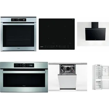 Set domácích spotřebičů WHIRLPOOL ABSOLUTE AKZM 8480 IX + WHIRLPOOL WL S7260 NE + WHIRLPOOL AKR 62F LT K + WHIRLPOOL ABSOLUTE AMW 730 IX + WHIRLPOOL WSIO 3O34 PFE X + WHIRLPOOL WHC18 T311