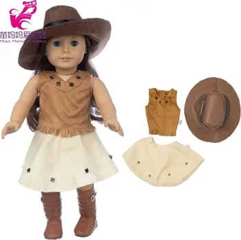 Třídílný set v country stylu pro Baby Born či American Girl