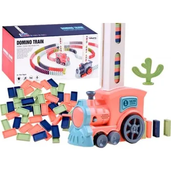 Hračka pro nejmenší iMex Toys Domino vláček růžový