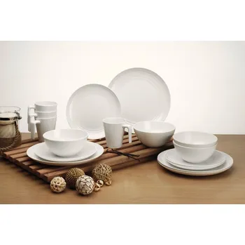 Kempingové nádobí Sada melaminového nádobí Camp4 VANILLA pro 4 osoby