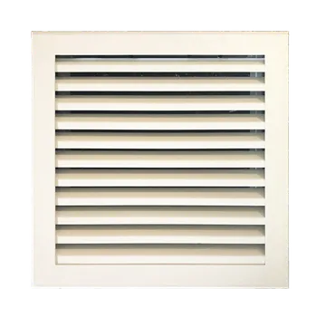 Větrací mřížka Ventilační mřížka M&D 400x400 mm pozink (větrací mřížka 400*400 mm pozink s pevnými lamelami)