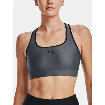 Podprsenka Sportovní podprsenka Under Armour UA HG Armour Mid Padless-GRY - šedá Velikost: S