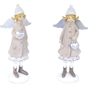 Vánoční dekorace Sada 2 vánočních figurek andělíčků Ego Dekor ID_1425739