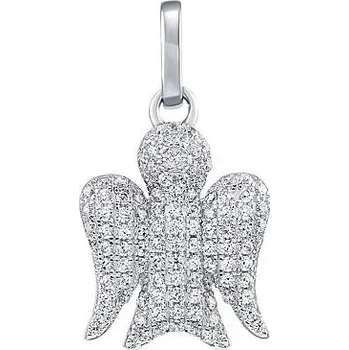Šperk Stříbrný přívěsek anděl Darel s Brilliance Zirconia MW1759P