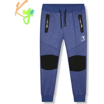 Chlapecké softshellové tepláky - KUGO JK9515, modrá Barva: Modrá, Velikost: 146