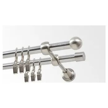 Garnýž Kovová garnýž Ø 19 mm efekt-nerezová ocel - Gula Bologna