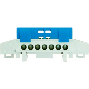 SEZ-CZ SEZ Můstek propojovací 7 svorek, modrý N, IP20, maximální průřez vodiče 16mm2 E.4170