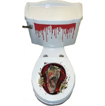 Party dekorace Amscan Halloween dekorace na WC Zombie