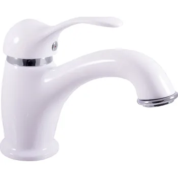 Vodovodní baterie Vodovodní baterie umyvadlová LABE, Barva: bílá/chrom, Rozměr: 3/8''