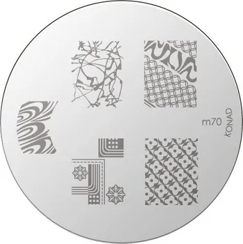 Umělé nehty KONAD destička na razítkování m70