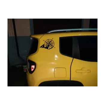 Samolepící dekorace SAMOLEPKA Kompas 003 pravá hory (17 - šedá) NA AUTO, NÁLEPKA, FÓLIE, POLEP, TUNING, VLASTNÍ TEXT, TISK, AUTOSAMOLEPKY.cz, POLEPY, OBRÁZEK, LOGO, SAMOLEPKY