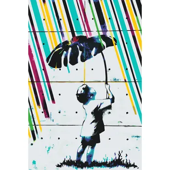 Malování podle čísel - Chlapeček s lopuchem Velikost: 40x60cm, Rámování: Pouze srolované plátno