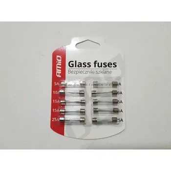 Sada skleněných pojistek 5-25A ; 399939001 (399939001)