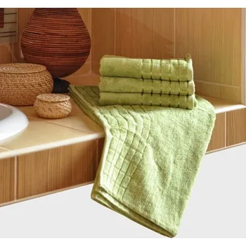 Osuška BAMBUS, zelená, 600g/m2, 70x140cm