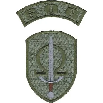 Oblečení a móda NAVYS Nášivka SOG oliv velcro suchý zip B-24