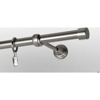 Garnýž Kovová garnýž Efekt-nerezová oceľ Ø 19 mm - Pullo