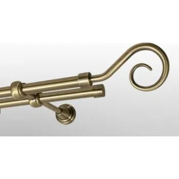 Garnýž Kovová garnýž Antik Ø 25/19 mm - Hak