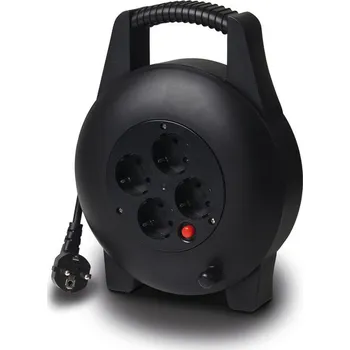 Napájecí kabel Kabelový buben Carbest se 4 zásuvkami, 7,5 m kabelu