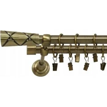 Garnýž Antik dvojitá Ø 19 mm - Trapezium