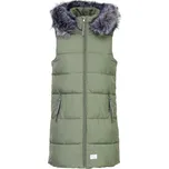 RED SPOT DÁMSKÁ DLOUHÁ PROŠÍVANÁ VESTA- KHAKI XS