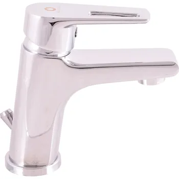 Vodovodní baterie Vodovodní baterie umyvadlová s otvíráním odpadu COLORADO, Barva: chrom - plastová výpusť, Rozměr: 1/2''