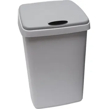 kbelík Kbelík s odklápěcím víkem 25 l, šedý