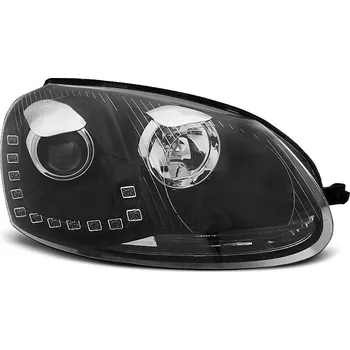 Přední světlomet TUNING-TEC Přední světla VW Golf V 03-09 - chrom LED TRU DRL