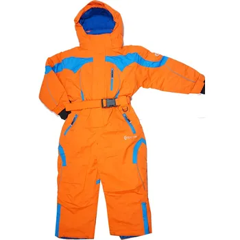 dívčí zimní kombinéza ECHT Dětská zimní kombinéza oranžová 100
