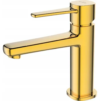 Vodovodní baterie Stojánková umyvadlová baterie Invena Glamour zlatá