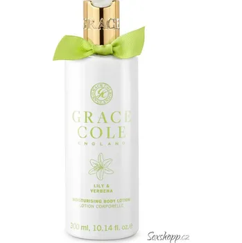 Hydratační tělové mléko Grace Cole Lily & Verbena – lilie a verbena, 300 ml