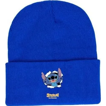 Čepice Lilo & Stitch Dětská zimní, podzimní čepice Stitch - skákající Barva: modrá