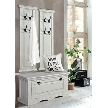 Předsíňová stěna Recenze Set do předsíně Lussy bílý