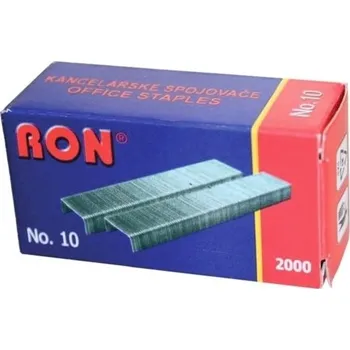 Spona do sešívačky Spojovače kancelářské RON do sešívače, No. 10, 2.000 ks