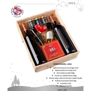 Dárková krabička Vánoční krabička "Láska"