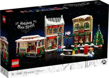 Stavebnice LEGO LEGO Icons 10308 Vánoce na hlavní ulici