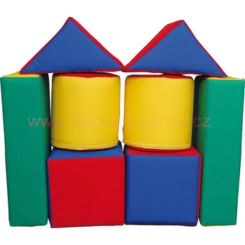 ostatní stavebnice Stavebnice molitanová M25 - 8 dílů