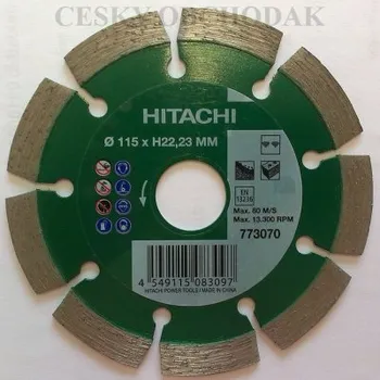 Řezný kotouč HIKOKI diamantový kotouč 115x22,3 mm na beton - 773070