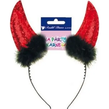 Rohy na řídítka Čertovské rohy červené