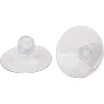 Silikonová přísavka na aranžmá s úchytným okem 3 cm