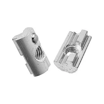 Matice FVE Posuvný prvek do drážky M8, hliník, pružinová kulička, nerez A2