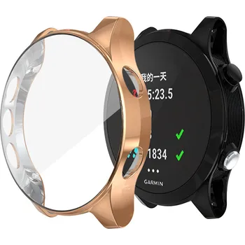 Příslušenství k chytrým hodinkám Silikonový kryt pro Garmin Forerunner 935 - Růžově zlatý