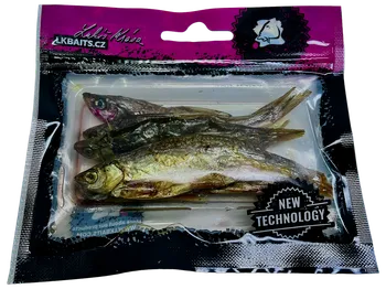 Návnadová surovina LK Baits Dipovaná rybička predátor 6-10 cm XL 5 ks