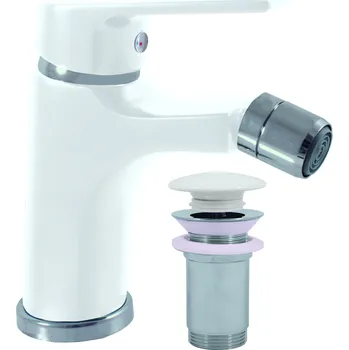 Vodovodní baterie Vodovodní baterie bidetová COLORADO bílá/chrom, Barva: bílá/chrom, Rozměr: 3/8''