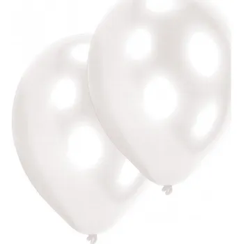 Party dekorace Balónky svítící bílé 5ks LED 102