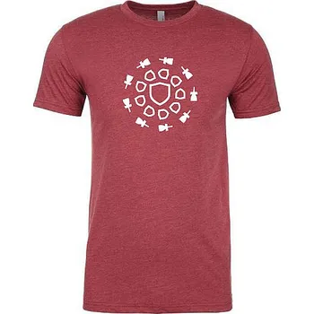 Pánské tričko Discmania Tričko Discmania CVC Crew Červená S - červená