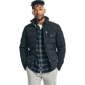 NAUTICA pánská zimní, prošívaná bunda QUILTED černá XXL