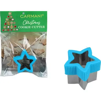 Kuchyňské náčiní Carmani® Carmani - Vykrajovátko na cukroví a perníček, Hvězdička - 5,7*5,7 cm