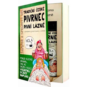 Kosmetická sada Kosmetická sada kniha Pivrnec, gel 200 ml a šampon 200 ml