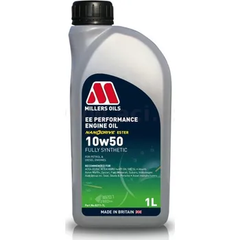 MILLERS OILS motorový olej plně syntetický s nanočásticemi EE Performance 10w50 1l